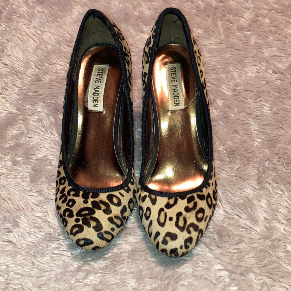 Steve Madden Animal Print Wedges